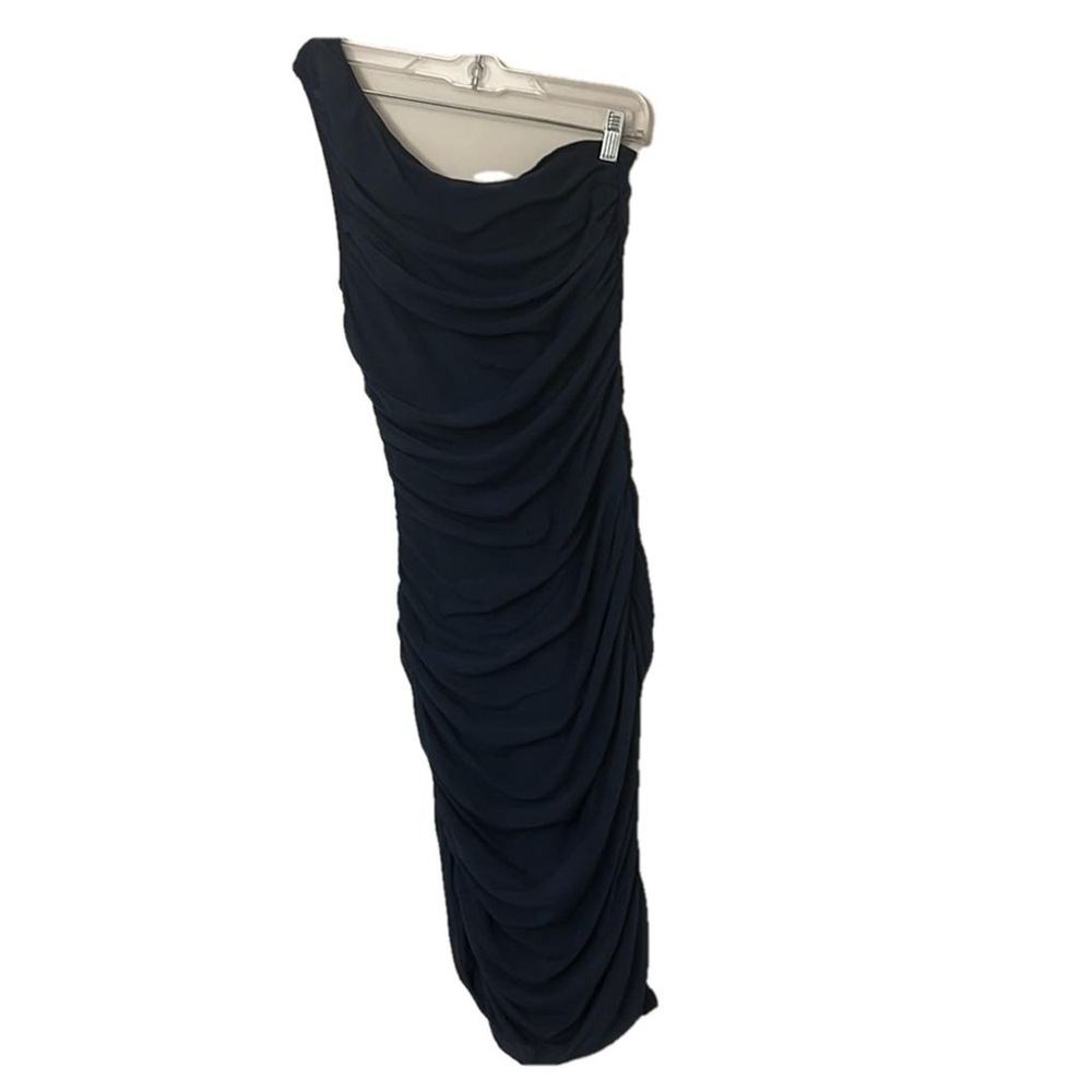 NWT PRETTYGARDEN Women's Ruched One Shoulder Sleeveless Bodycon Dress - Picture 3 of 8